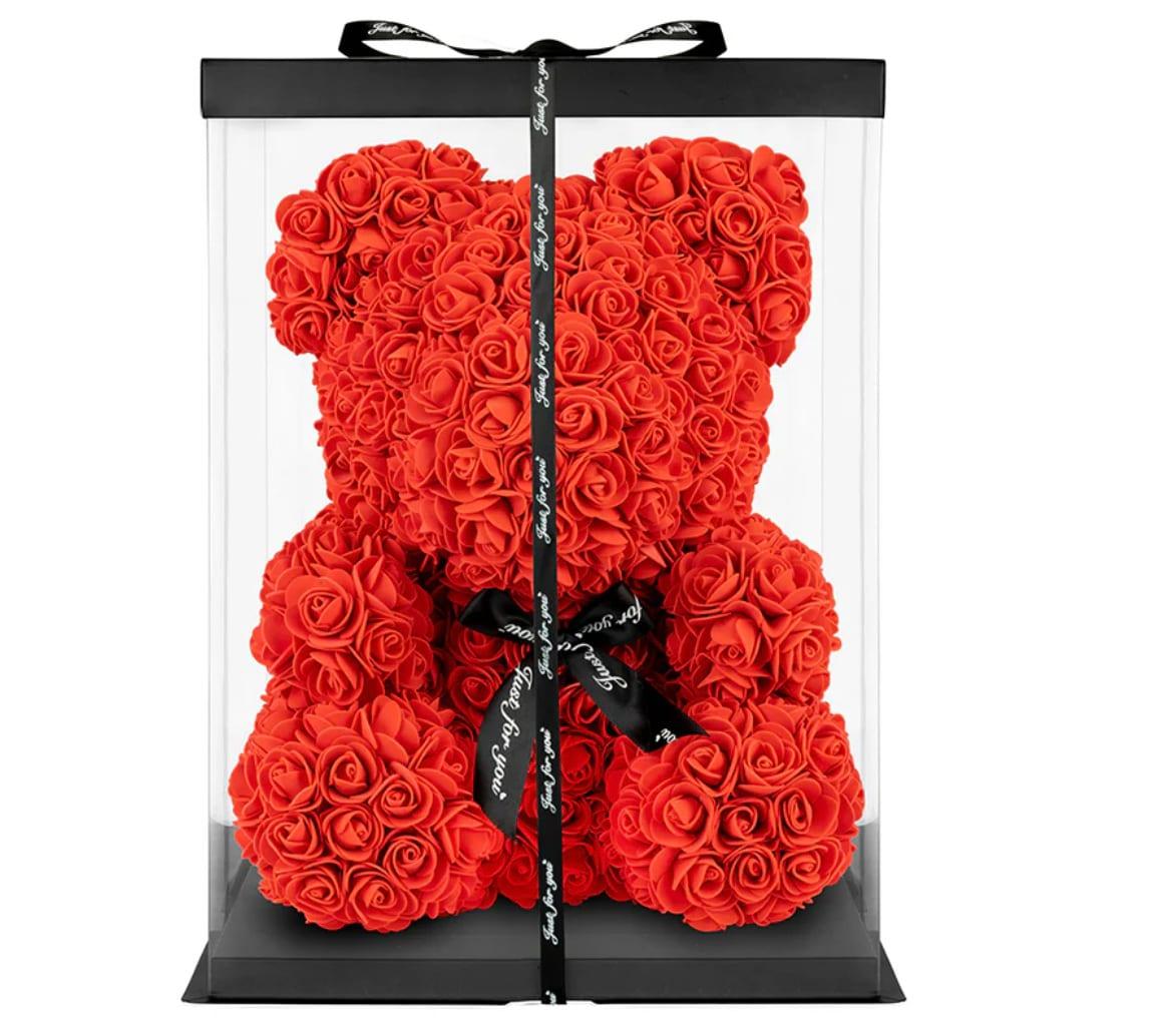 Red Rose Bear, a lasting gift delivered across London